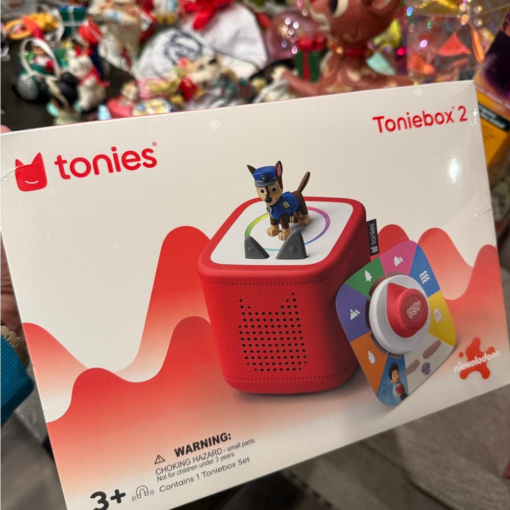 Toniebox 2 Sunset Red Chase Paw Patrol Tonies Audio Player for Kids NIB